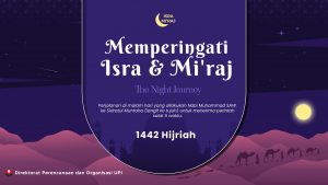 Read more about the article Memperingati Isra Mi’raj (1442 Hijriah)