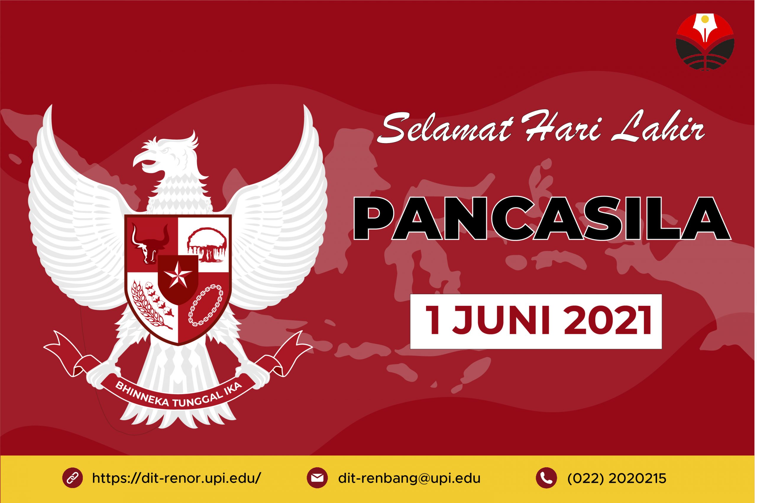 Read more about the article Selamat Hari Kelahiran Pancasila, 1 Juni 2021