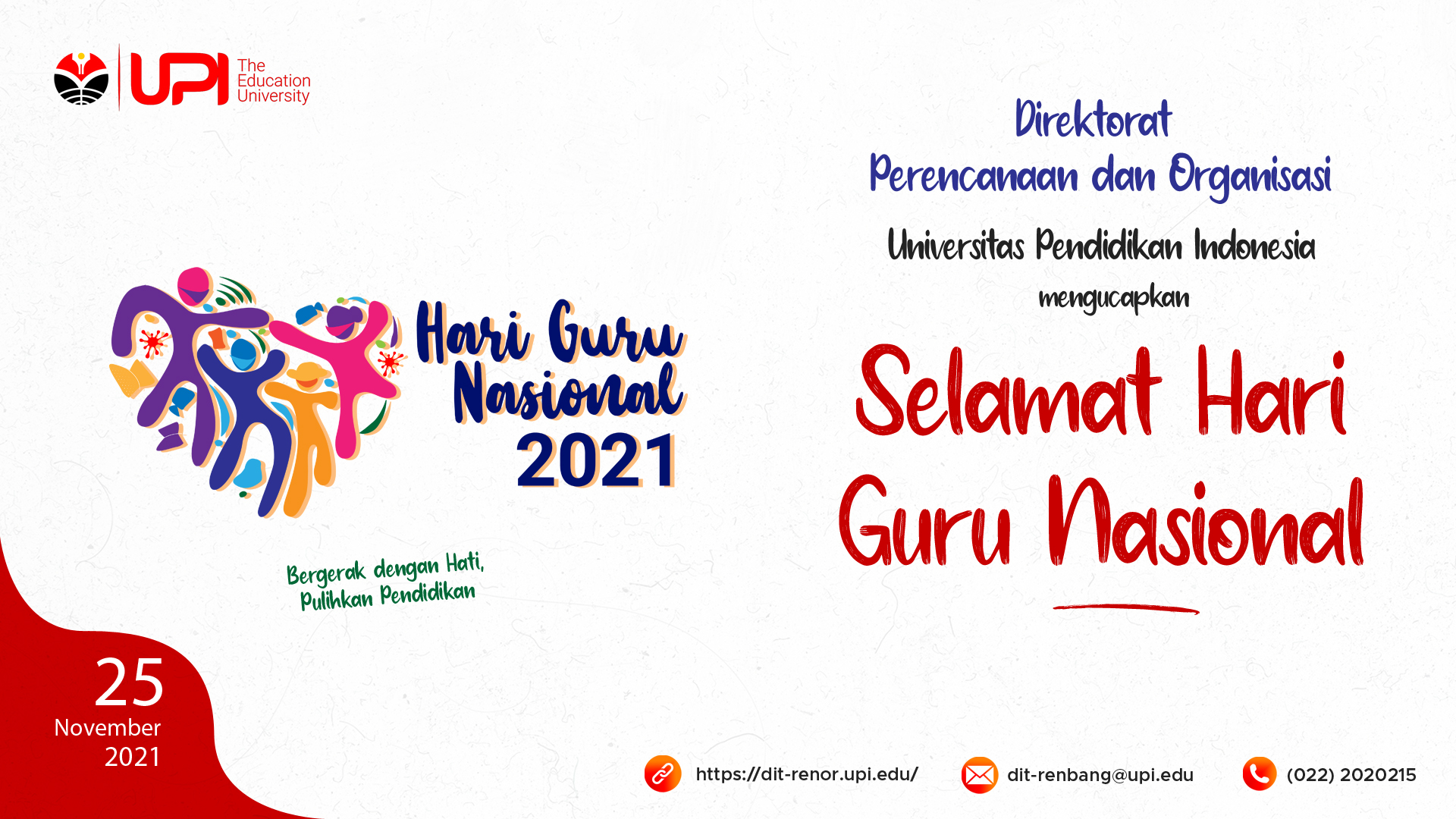 Read more about the article Selamat Hari Guru Nasional 2021